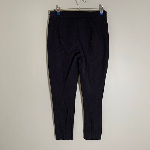 Everlane elastic waist side zipper black ankle casual stretch career dress pants - Picture 5 of 12